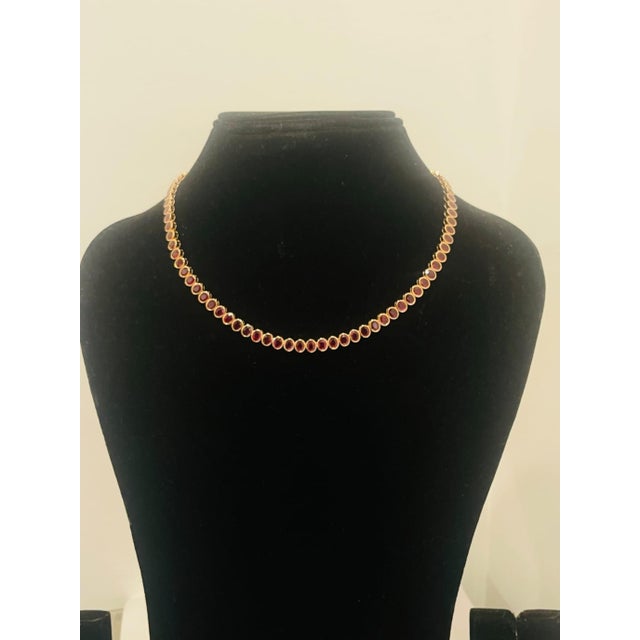 18k Gold Necklace With 34.83ct Ruby, Elegant Design, New Creation For Sale - Image 4 of 7