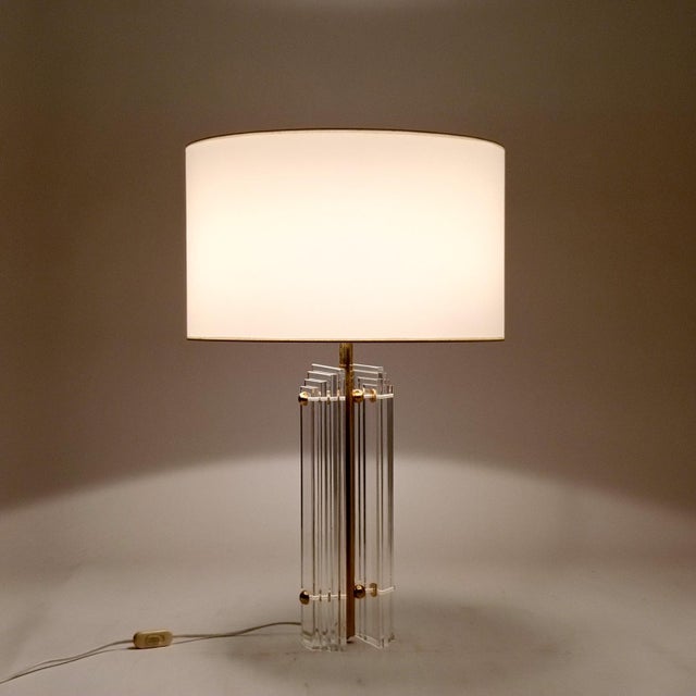Metal Large Table Lamp by Charles Hollis Jones, USA, 1970s For Sale - Image 7 of 16