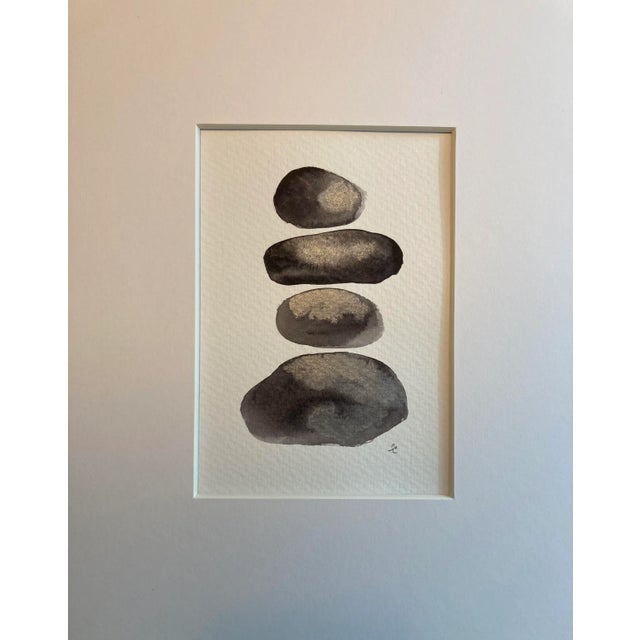 Contemporary Contemporary Watercolor Painting on Paper by Stephanie Cate For Sale - Image 3 of 6