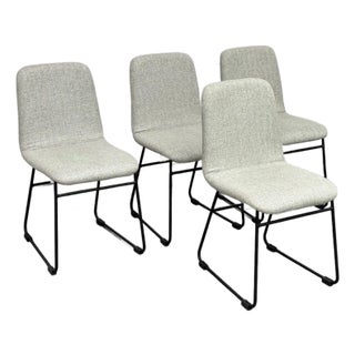 Pottery Barn Zoe Dining Chairs, Set of Four For Sale