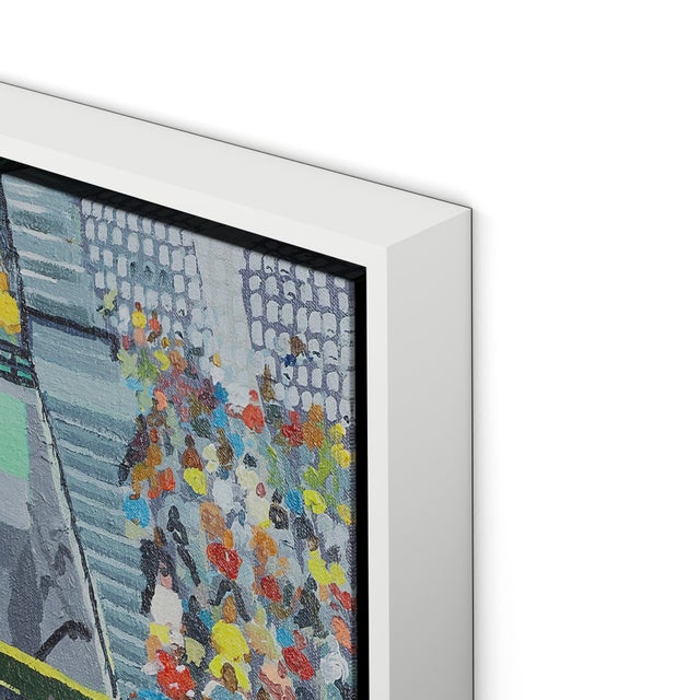 DESCRIPTION: French Open by Shaun Ellison in White Frame, Large Art Print SPECIFICATIONS: Type: Giclée Art Print on Matte...