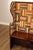 Wood Antique American Quilted Back Pine Settle Bench For Sale - Image 7 of 12