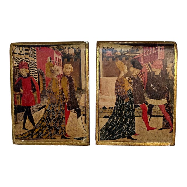 Fratelli Alinari Florentine Bookends, a Pair For Sale