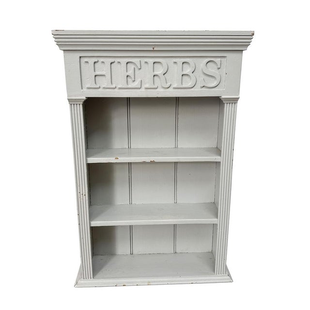 Vintage Herb Spice Rack in Wood For Sale - Image 12 of 12