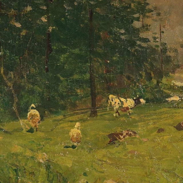 Giuseppe Buscaglione, Landscape, Oil on Canvas, 19th Century For Sale - Image 5 of 12