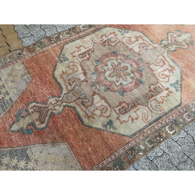 Textile Anatolian Handmade Tribal Anatolian Rug For Sale - Image 7 of 11