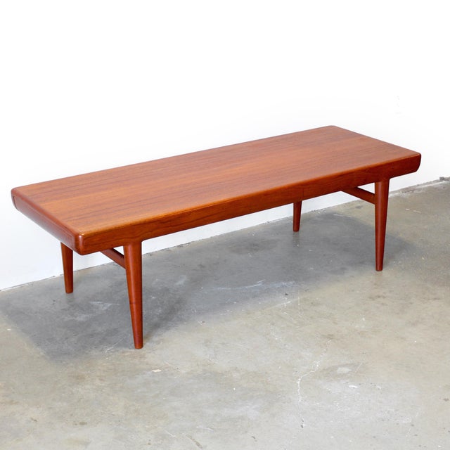 CFC Silkeborg Teak Coffee Table W/ Drawers, Designed by Johannes Andersen For Sale In Boston - Image 6 of 18