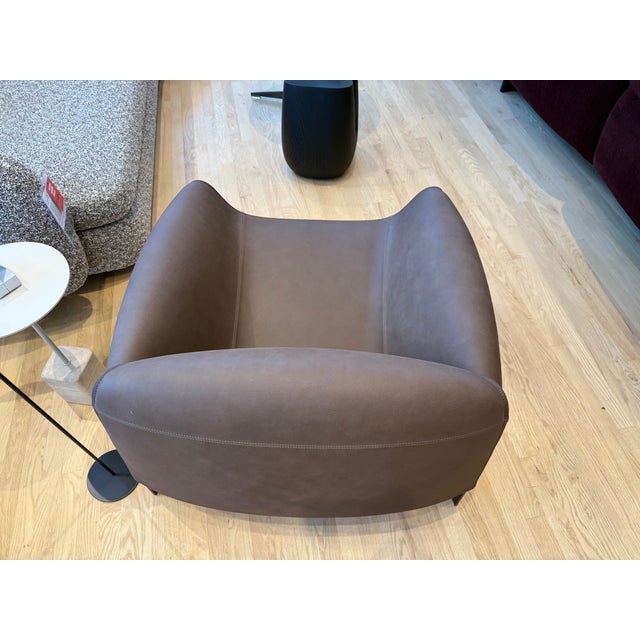 Poliform Poliform Le Club Armchair For Sale - Image 4 of 11