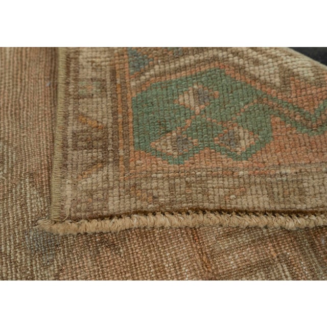 Turkish Mini Rug Oriental Hand Knotted Vintage Rug 1'8" x 3'2 #21293 For Sale In Houston - Image 6 of 8