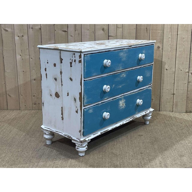 Victorian Dresser in Painted Fir For Sale - Image 9 of 16