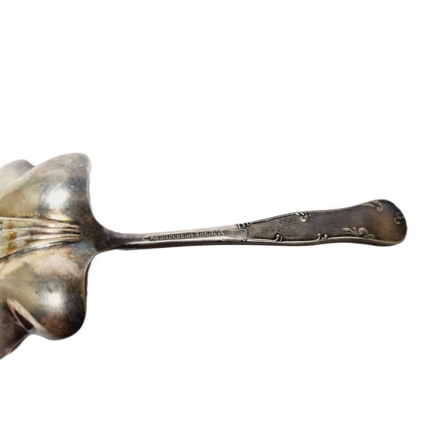 Silver Art Nouveau Style Sugar Bowl Spoon, 1920s For Sale - Image 8 of 11