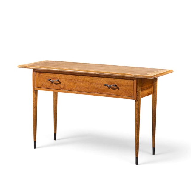 Mid-Century Modern Lane Acclaim Mid Century Walnut Console Table For Sale - Image 3 of 9