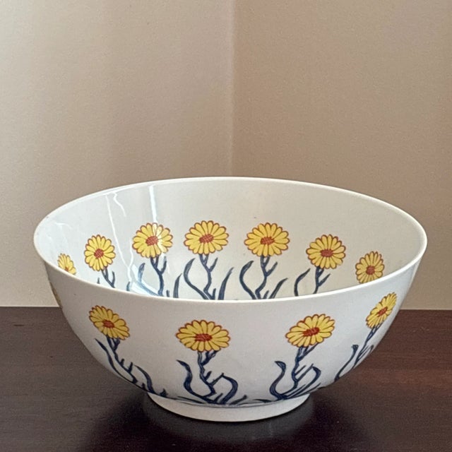 Mid-20th Century Japanese Import Porcelain Centerpiece Bowl For Sale - Image 12 of 18