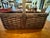 An exceptional basket in excellent vintage condition from Chesterfield, MA. Hefty, handmade with pounded ash, brass and...