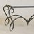 French Iron + White Marble Coffee Table, 1940s For Sale - Image 4 of 8