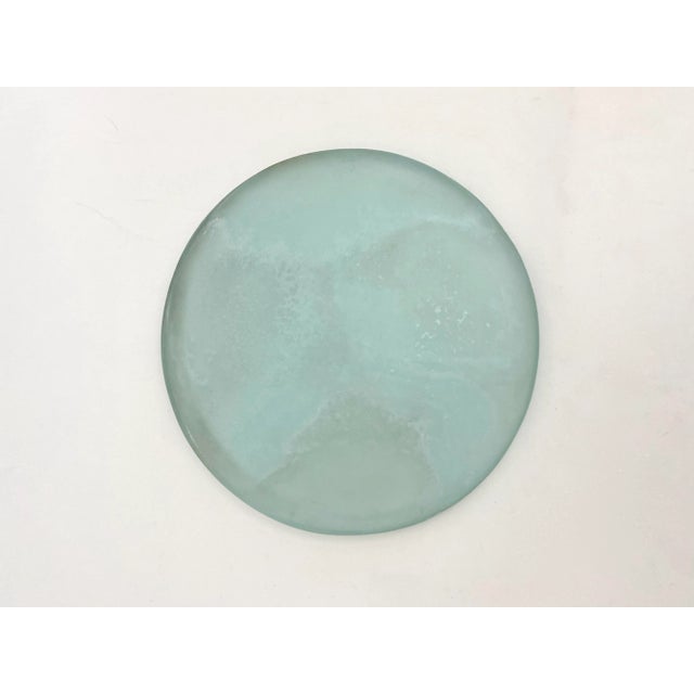 Traditional Belgian Salvaged Porthole Glass Charger For Sale - Image 3 of 9