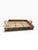 Mid-Century Modern Vintage Bamboo & Rattan Tray With Woven Handles, Mid-Century For Sale - Image 3 of 6