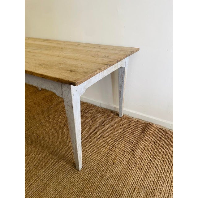 French Dining Table in Oak For Sale - Image 5 of 6