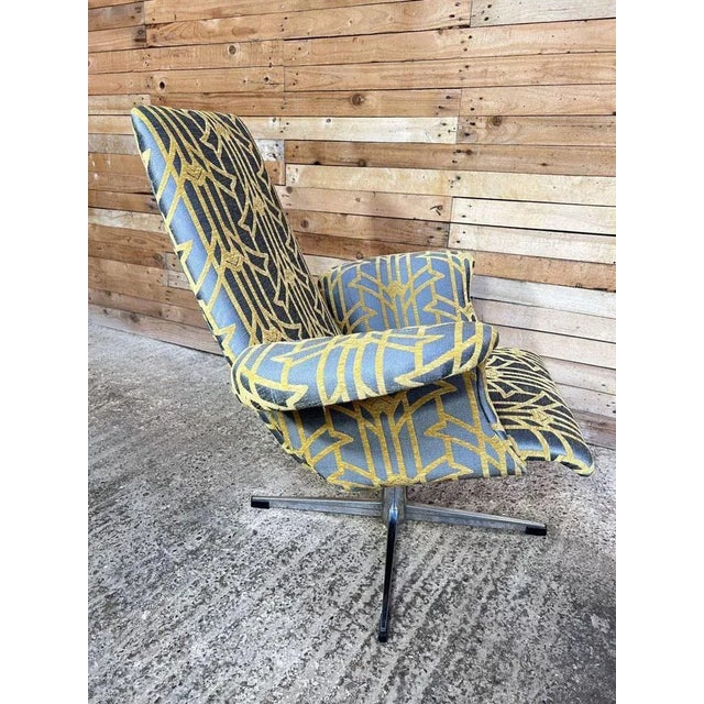 Dutch Swan Armchair, 1950s For Sale - Image 3 of 12