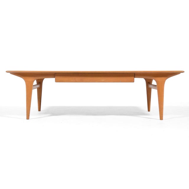 Wood Heywood Wakefield M1585 Coffee Table For Sale - Image 7 of 10