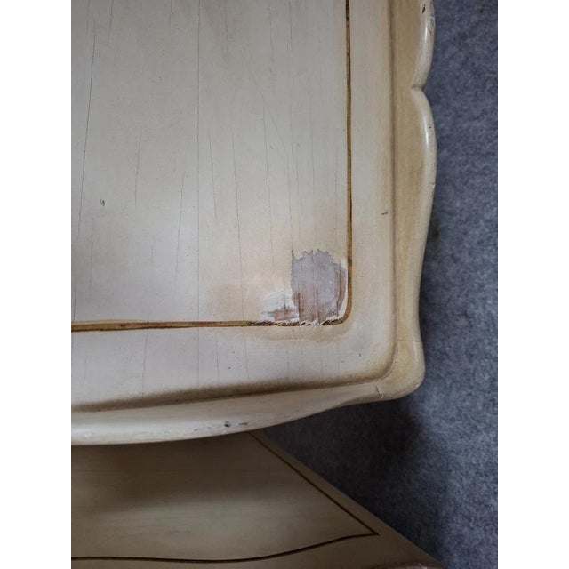 20th Century Louis XV Lacquered Bedside Tables, Set of 2 For Sale - Image 6 of 10