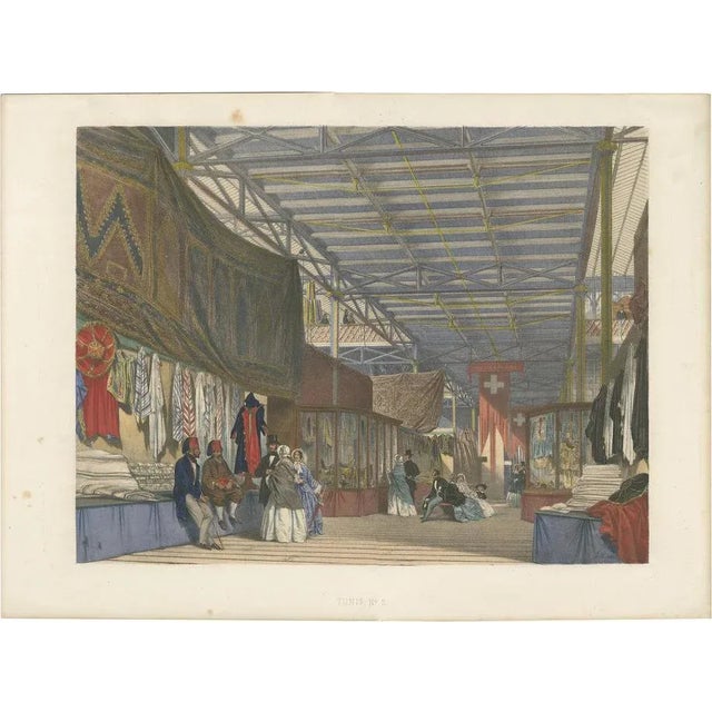 Mid 19th Century Dickinson, Tunisian Stand at the Great Exhibition, 1854, Print For Sale - Image 5 of 5