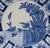 Mid-late 18th century Delft blue & white floral charger in the Chinese taste, Dutch. Paneled border, after 17th century...