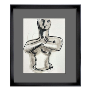 Henry Moore Lithograph Limited Edition 2/250 ~Clasped Hands ~ Frame Included