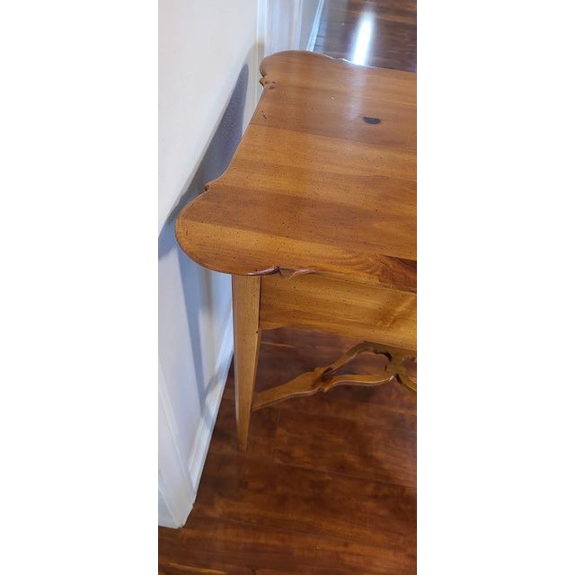 Vintage Maple Side Table With Drawer Chairish