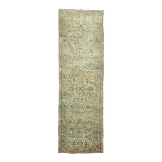 Early 20th Century Persian Kashan Gallery Runner - 4'7" x 16'3" For Sale