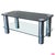 Mid-Century Modern Tubular Chrome Two Tier Coffee Table With Smoked Glass Top For Sale - Image 9 of 9