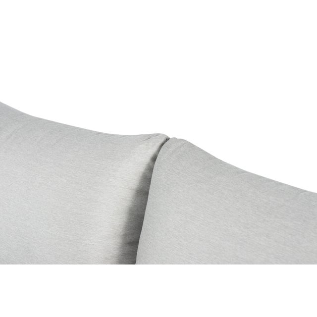 Cypress Teak Wood Sofa With Gray Color Rope Design For Sale In Chicago - Image 6 of 13