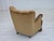 Wood Danish Chair in Green Velour and Carved Oak, 1950s For Sale - Image 7 of 18