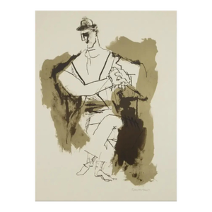 1971 Abraham Rattner Beggars Opera Lithograph