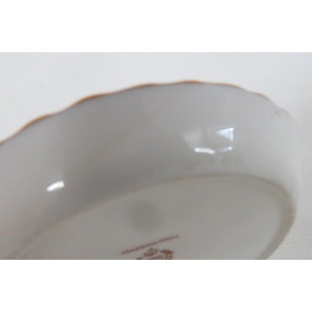 Minton Haddon Hall Bone China Trinket Dish 3pc Set John Wadsworth Coasters 4901b For Sale - Image 15 of 18