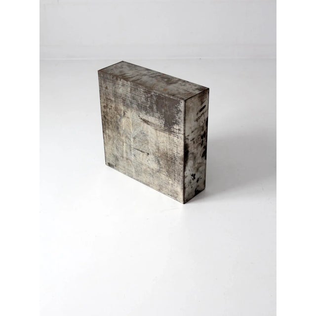 Vintage Metal Bread Box For Sale - Image 4 of 11