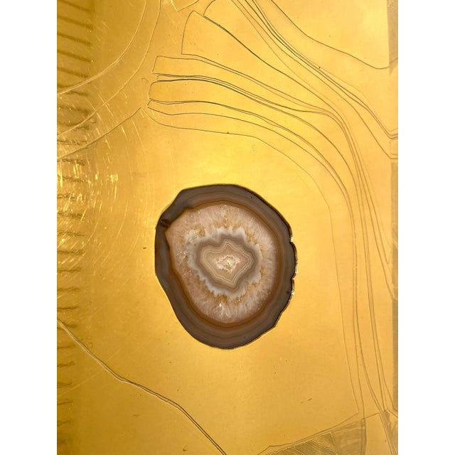Etched Brass Coffee Table by Christian Krekels, 1970s For Sale - Image 6 of 15