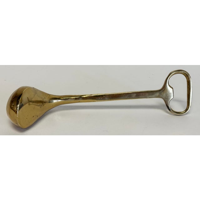 Vintage Brass Golf Club Motif Bottle Opener For Sale - Image 4 of 8