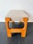 Wood Vintage Scandinavian Ottoman in Wool, 1970s For Sale - Image 7 of 11