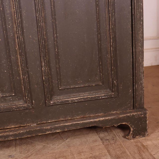 Wood English Glazed Dressers, Set of 2 For Sale - Image 7 of 11