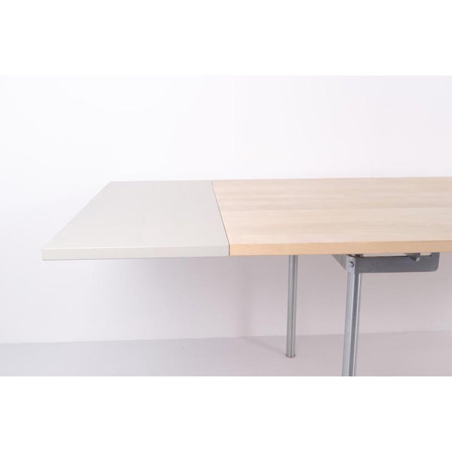 Model CH318 in Beech Dining Table with Extension Leaves by Hans J. Wegner for Tranekær Furniture, 2002 For Sale - Image 15 of 18