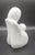 Vintage Solid Hand Carved Marble Madonna and Child Abstract Figurine For Sale - Image 4 of 10