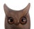 Chestnut Mid 20th Century Carved Myrtlewood Owl Figurine For Sale - Image 8 of 11