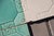 Art Deco Set of Seven Large Portuguese Glazed Tiles Mint Green & White Geometric Design c.1910s For Sale - Image 9 of 13