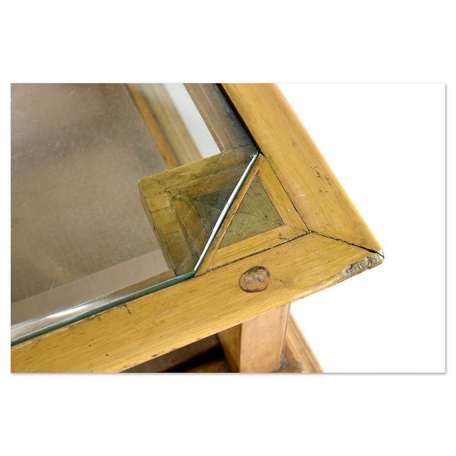 Display Case in Weathered Wood For Sale - Image 5 of 7