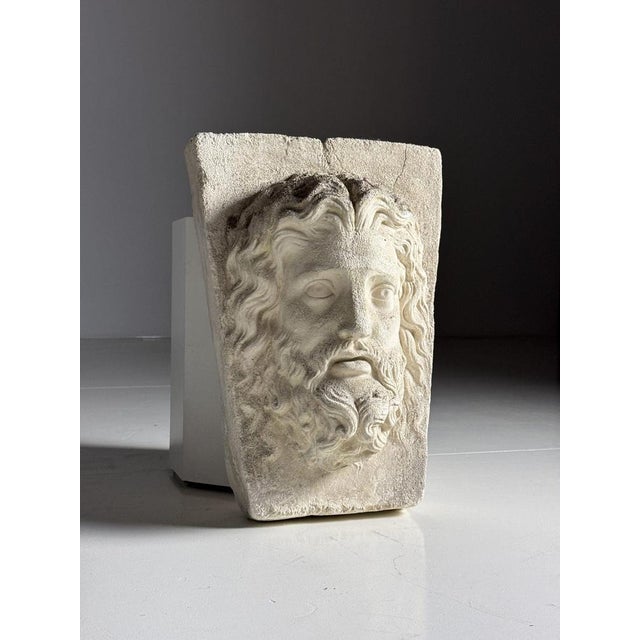 Vintage Cast Stone Asclepius For Sale - Image 14 of 18
