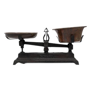 19th Century French Iron Scale For Sale