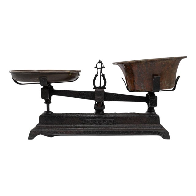 19th Century French Iron Scale For Sale