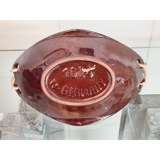 Vintage Ceramic Basket from Carstens, 1950s For Sale - Image 4 of 5