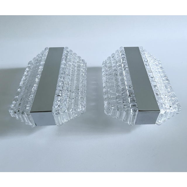Vintage Glass Sconces from Kaiser, Set of 2 For Sale - Image 6 of 18